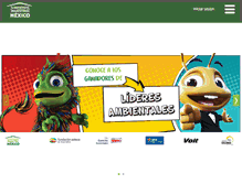Tablet Screenshot of limpiemosnuestromexico.org